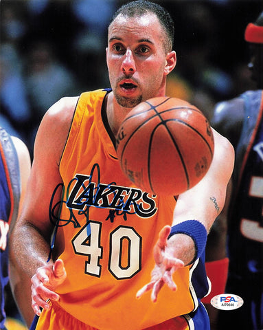 Greg Foster signed 8x10 photo PSA/DNA Lakers Autographed