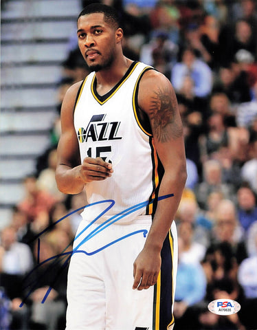 Derrick Favors signed 8x10 photo PSA/DNA Utah Jazz Autographed