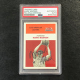 2001-02 Fleer Platinum #183 Mark Madsen Signed Card AUTO PSA Slabbed Lakers