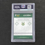 2015-16 Panini Excalibur #175 Rashad Vaughn Signed Card AUTO PSA Slabbed RC Bucks
