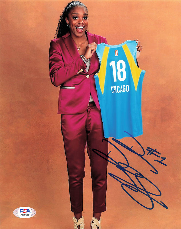 DIAMOND DeSHIELDS signed 8x10 photo PSA/DNA North Carolina Autographed