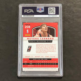 2012-13 Panini #208 Meyers Leonard Signed Card AUTO 10 PSA Slabbed Trail Blazers