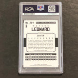 2015-16 Panini NBA Hoops #224 Meyers Leonard Signed Card AUTO 10 PSA Slabbed Portland Trail BlazerN