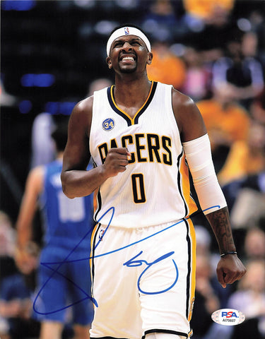 CJ MILES Signed 8x10 photo PSA/DNA Indiana Pacers Autographed