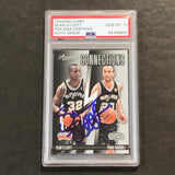 2013-14 Panini Prestige Connections #20 Sean Elliott Signed Card AUTO 10 PSA Slabbed Spurs