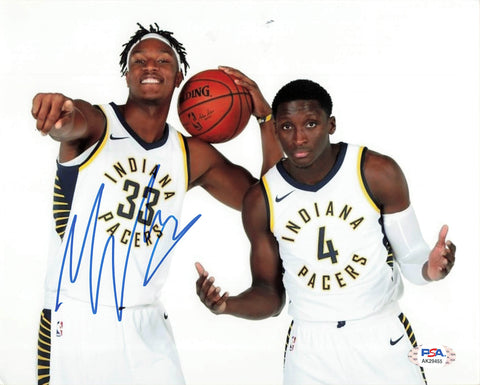 Myles Turner Signed 8x10 Photo PSA/DNA Indiana Pacers Autographed