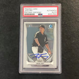 2014 Bowman Chrome Draft #CDP80 Jace Fry Signed Card PSA Slabbed Auto White Sox