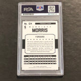 2015-16 NBA Hoops #134 Markieff Morris Signed Card AUTO GRADE 10 PSA Slabbed Suns