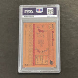 2008-09 Topps #8 Carlos Boozer Signed Card AUTO PSA Slabbed Jazz