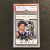 2017-18 Donruss Rookie Kings #22 Jarrett Allen Signed Card AUTO 10 PSA Slabbed RC Nets