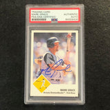 2003 Fleer Tradition #276 Mark Grace Signed Card PSA Slabbed Auto Dbacks