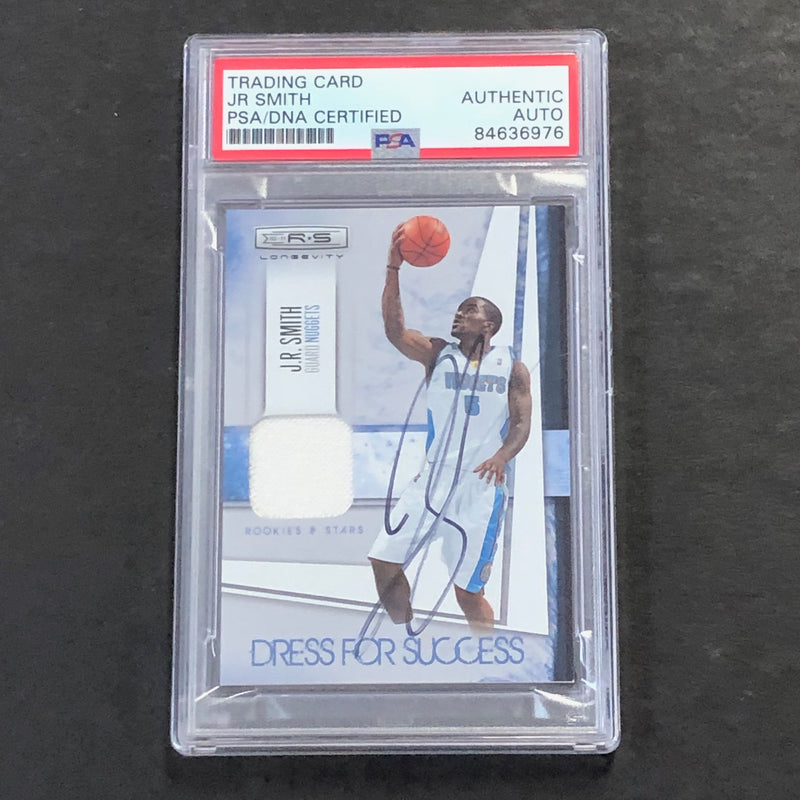 2008-09 Upper Deck #43 J.R. Smith Signed Rookie Card AUTO Grade 10 PSA Slabbed