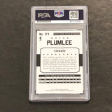 2015-16 NBA Hoops #174 Mason Plumlee Signed Card AUTO 10 PSA Slabbed Blazers