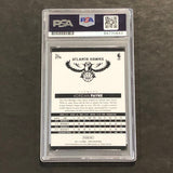 2014-15 Panini NBA Hoops #274 Adreian Payne Signed Card AUTO 10 PSA Slabbed RC Hawks