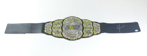 Chris Jericho signed Championship Belt PSA/DNA AEW Autographed Wrestling