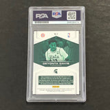 2016-17 Panini Contenders Draft Pick #11 Deyonta Davis Signed Card AUTO PSA Slabbed RC