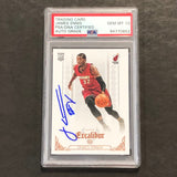 2014-15 Panini Excalibur #181 JAMES ENNIS Signed Card AUTO 10 PSA Slabbed RC Heat
