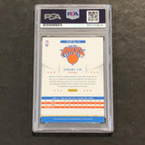 2012-13 Panini NBA Hoops #19 Jeremy Lin Signed Card AUTO PSA Slabbed Knicks