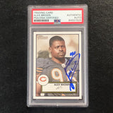 2006 Topps Heritage #32 Alex Brown Signed Card PSA Slabbed Auto Chicago Bears