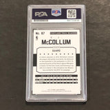 2015-16 NBA Hoops #67 CJ McCollum Signed Card AUTO 10 PSA Slabbed Blazers