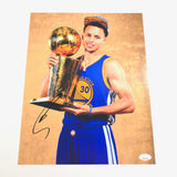 Stephen Curry Framed Signed Jersey JSA Golden State Warriors Autograph