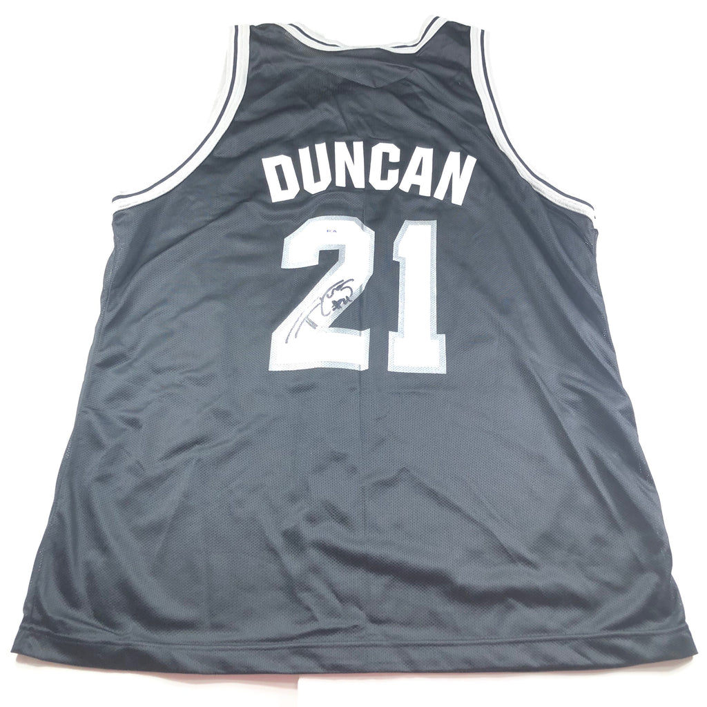 Tim Duncan Signed Jersey - PSA DNA