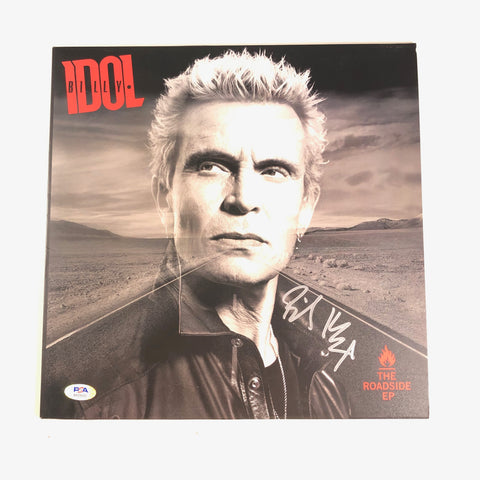 Billy Idol Signed Vinyl Cover PSA/DNA Autographed The Roadside