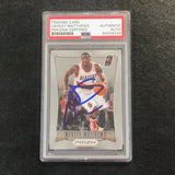 2012-13 Panini Prizm #67 Wesley Matthews Signed Card AUTO PSA Slabbed Trailblazers