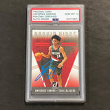 2018-19 Panini Donruss Draft Kings #12 Anfernee Simons Signed Card AUTO Graded 10 PSA Slabbed RC Blazers
