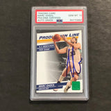 2010-11 Panini Donruss #39 Marc Gasol Signed Card AUTO Grade 10 PSA Slabbed Grizzlies