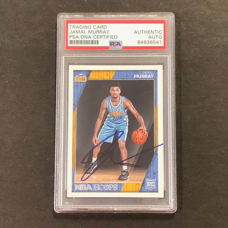 2016-17 Panini Hoops #267 Jamal Murray Signed AUTO PSA Slabbed Nuggets RC