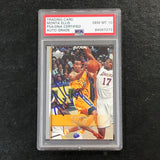 2007-08 Upper Deck #30 MONTA ELLIS Signed Card AUTO 10 PSA Slabbed Warriors