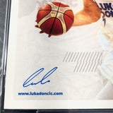 Luka Doncic Signed Photo PSA Encapsulated Auto 10 Gem Mint Mavericks