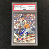 2017 Topps #393 Koji Uehara Signed Card PSA Slabbed Auto 10 Cubs