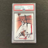 2008-09 SP Authentic #51 Thaddeus Young Signed Card AUTO PSA Slabbed 76ers