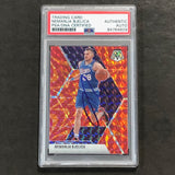2019-20 Panini Mosaic #50 Nemanja Bjelica Signed Card AUTO PSA/DNA Slabbed Kings