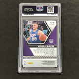 2019-20 Panini Mosaic #50 Nemanja Bjelica Signed Card AUTO PSA/DNA Slabbed Kings