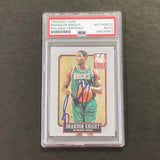 2013-14 Panini Elite #102 Brandon Knight Signed Card AUTO PSA Slabbed Bucks