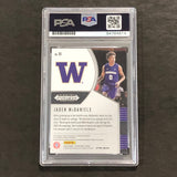 2020-21 Panini Prizm Draft Picks #51 Jaden McDaniels Signed Card AUTO PSA/DNA Slabbed Huskies
