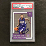 2015-16 Panini NBA Hoops #276 Willie Cauley-Stein Signed Card AUTO PSA Slabbed RC Kings