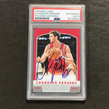 2012-13 Panini #212 Chandler Parsons Signed Card AUTO PSA/DNA Slabbed Rockets