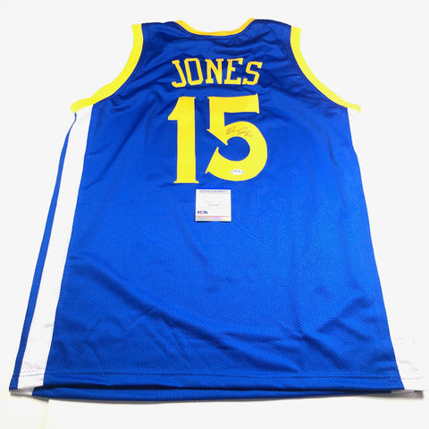 Damian Jones signed jersey PSA/DNA Golden State Warriors Autographed