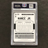 2015-16 NBA Hoops #291 Larry Nance Jr. Signed Card PSA Slabbed Lakers