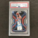 2020-21 Panini Prizm #264 Aleksej Pokusevski Signed Card AUTO PSA Slabbed RC Thunder