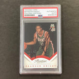 2013-14 Panini Prestige #126 Brandon Knight Signed Card AUTO PSA Slabbed Bucks