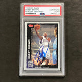 2008-09 NBA Fleer #169 Bobby Brown Signed Card AUTO PSA Slabbed Kings