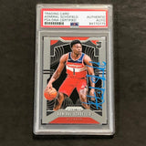 2019-20 Panini Prizm #280 Admiral Schofield Signed Card AUTO PSA Slabbed RC Wizards