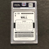 2015-16 NBA Hoops #203 John Wall Signed Card AUTO PSA Slabbed Wizards
