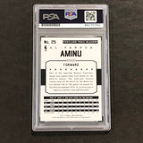 2015-16 NBA Hoops #25 Al-Farouq Aminu Signed Card AUTO PSA Slabbed Trail Blazers
