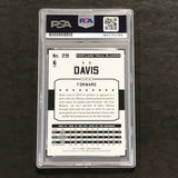 2015-16 NBA Hoops #219 Ed Davis Signed Card AUTO PSA Slabbed Trail Blazers